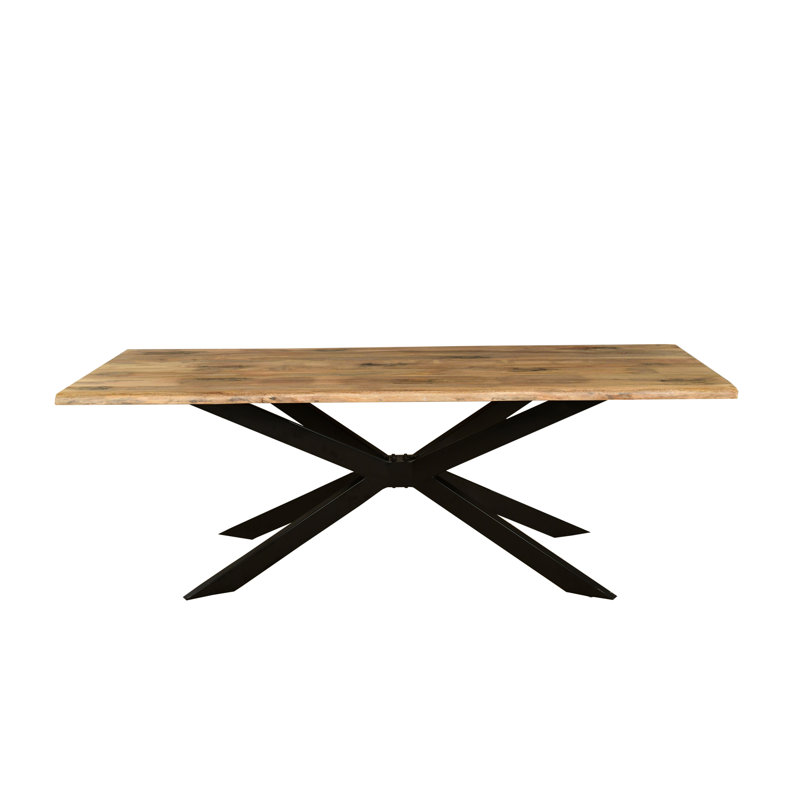 Rectangular Solid Mango Wood Dining Table, H76 x L220 x W100cm