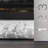Bria Moroccan Shag Tasseled Performance White/Gray Rug-966652610