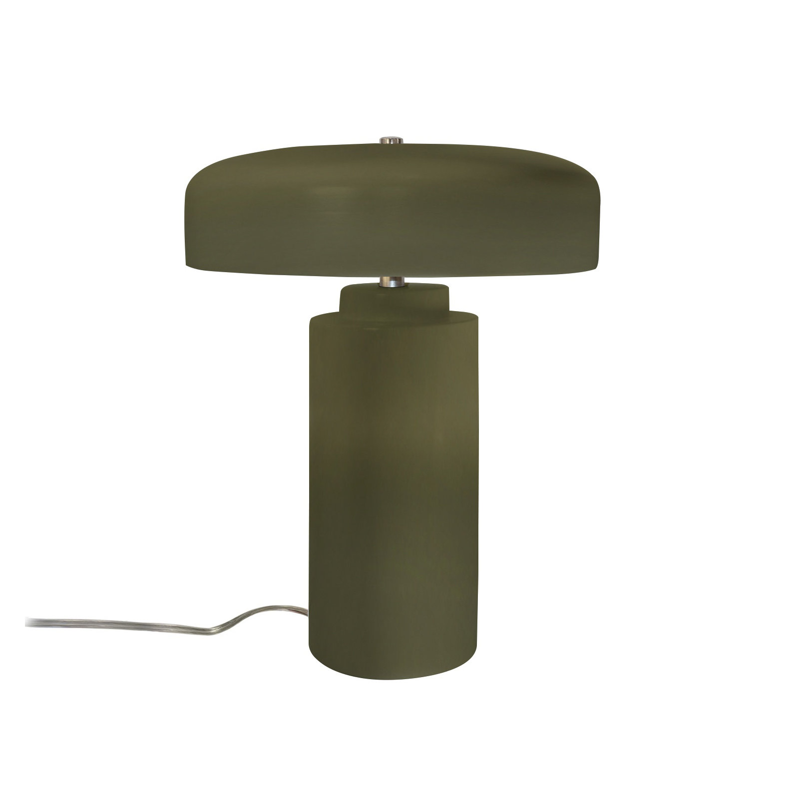 Percy Ceramic Table Lamp, Matte Green