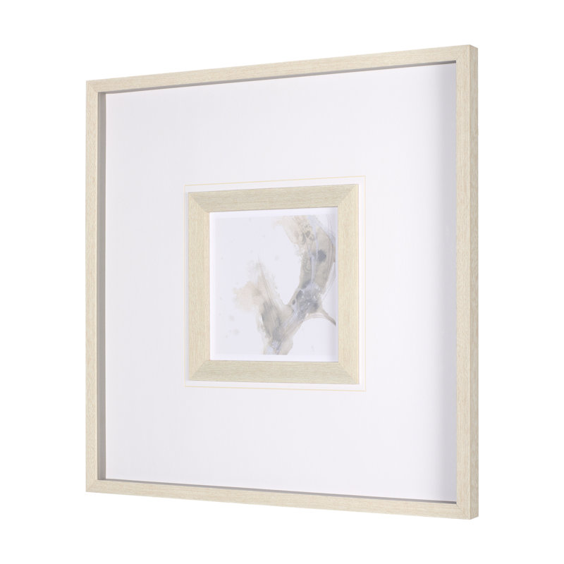 Vapor VIII by June Vess a Hand Embelished Textured Framed Art Print Matted under Glass