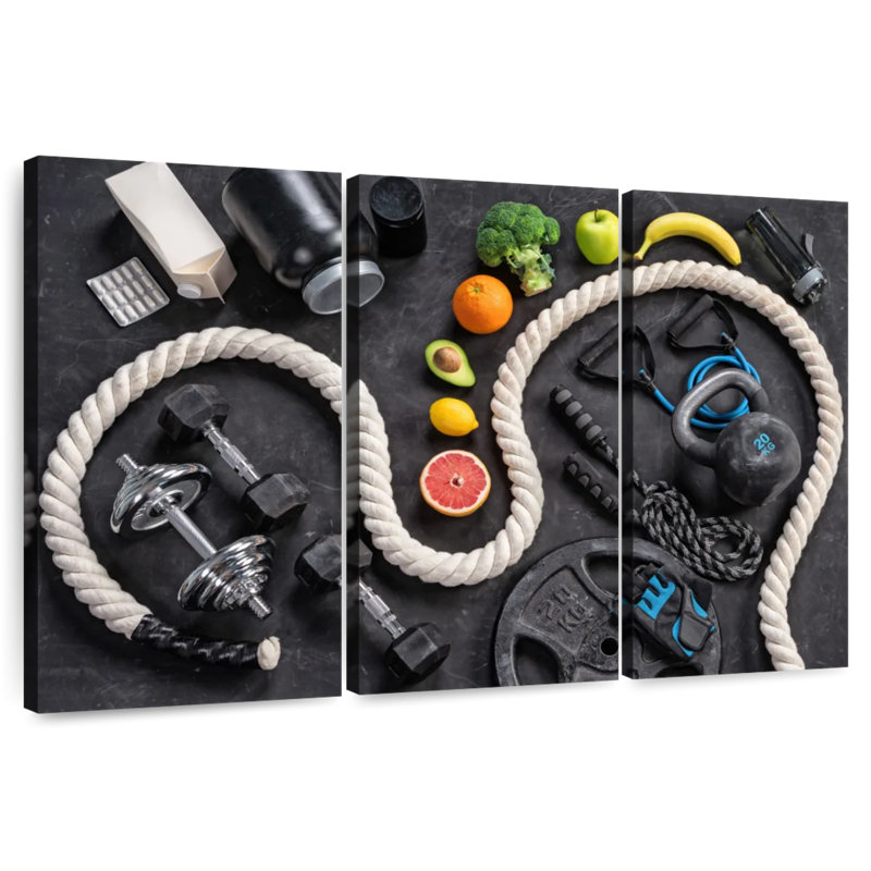 Sireci Workout And Diet, 42" H x 65" W