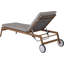 Chaise longue inclinable 79 po avec coussins Maui-207907269