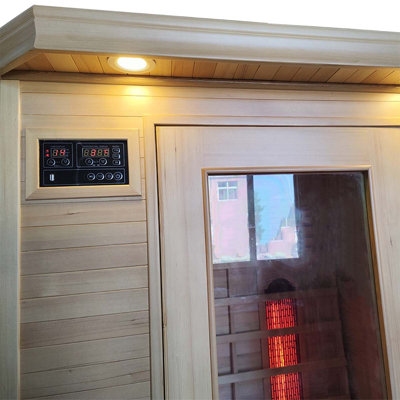 Sauna à assise simple en bois massif Hart Enjoy Life Home