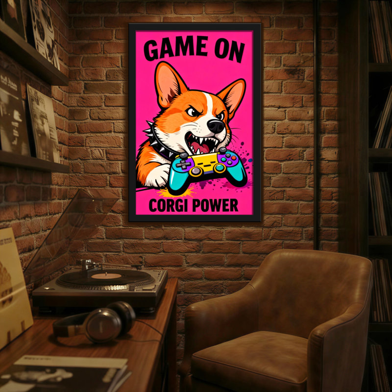 Jeu d'animaux avec contrôleur de puissance Corgi, H 18 po x l 12 po