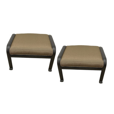 Armina Metal Outdoor Ottoman