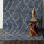 Tapis bleu tissé à la main Spartel-61240376