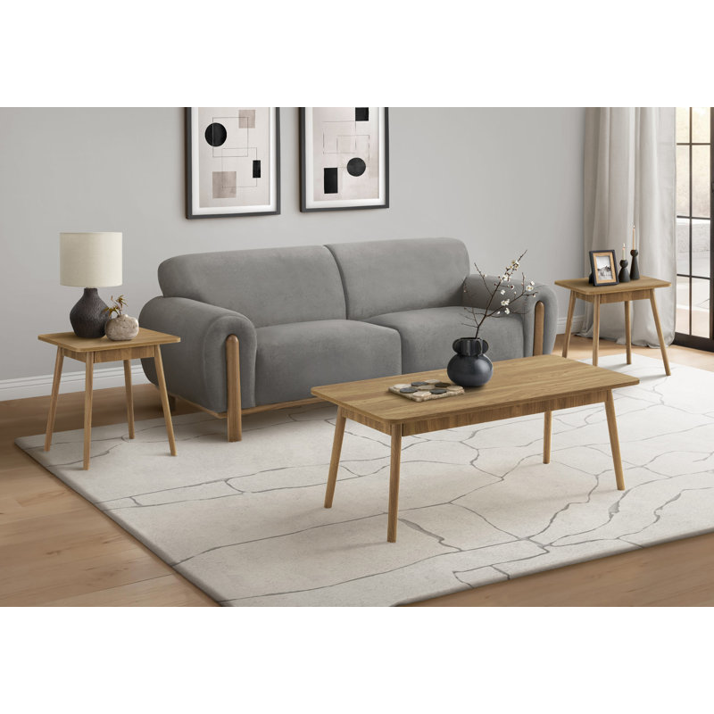 Ensemble de table (seulement avec table basse), Brown