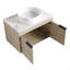 Ensemble de meuble-lavabo flottant 30 po avec lavabo en céramique 30 po Modern Design-125515048
