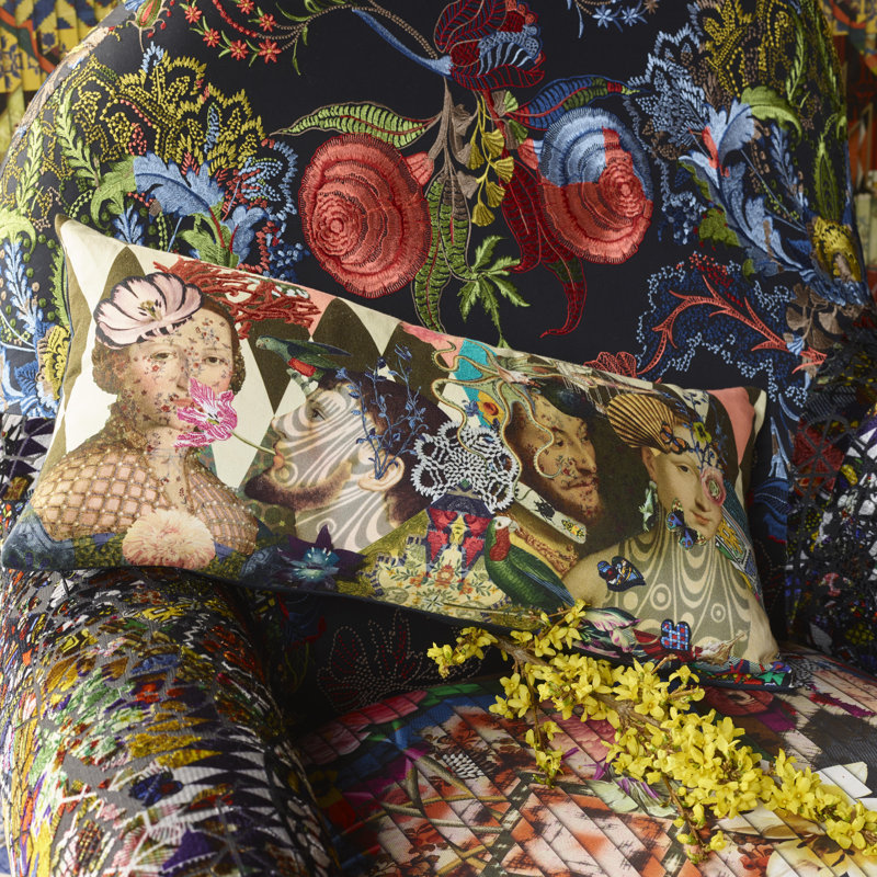Le Curieu Argile decorative pillow