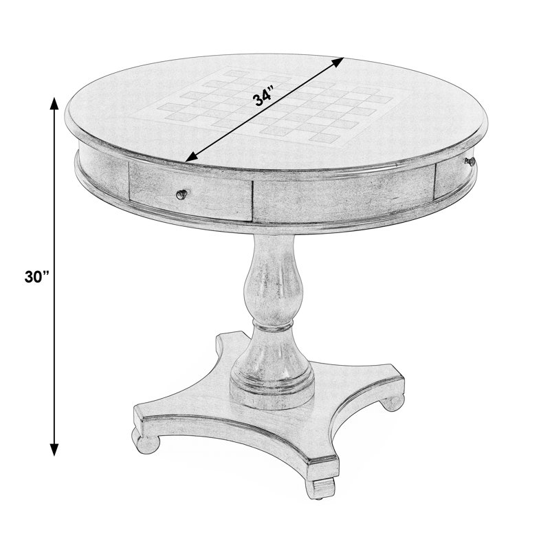 Table d'échecs Aribelle, Brun clair