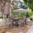 All-weather Patio Dining Chairs With Wood Grain Design (Set of 2)-317057398