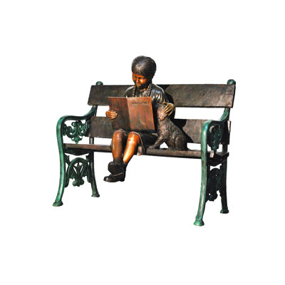 Jack Russell Terrier Copper Garden Statue