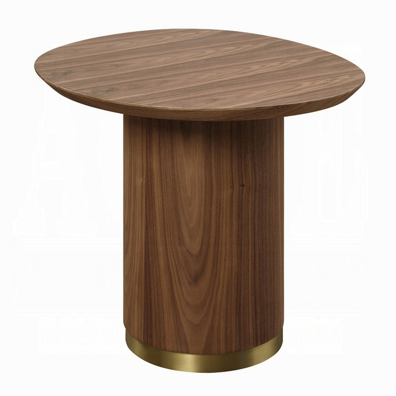 Table de bout, finition noyer