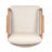 28" Outdoor Lounge Chair with Woven Backrest-189134076