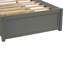 Base de lit simple avec lit gigogne en bois-1106585848