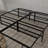 Steel Twin Platform Foundation In Black - Strong, 14 Inch Elevated, No Box Spring, Fast Assembly Mattress Base , 2000 Pound Capacity, High, Easy-964314854