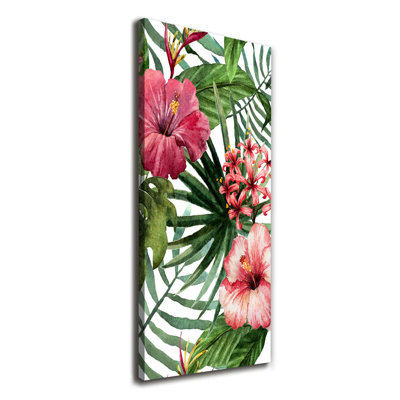 Hawaiian Pattern - Wrapped Canvas Print