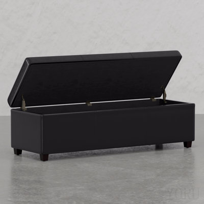 Très grand banc repose-pieds avec rangement