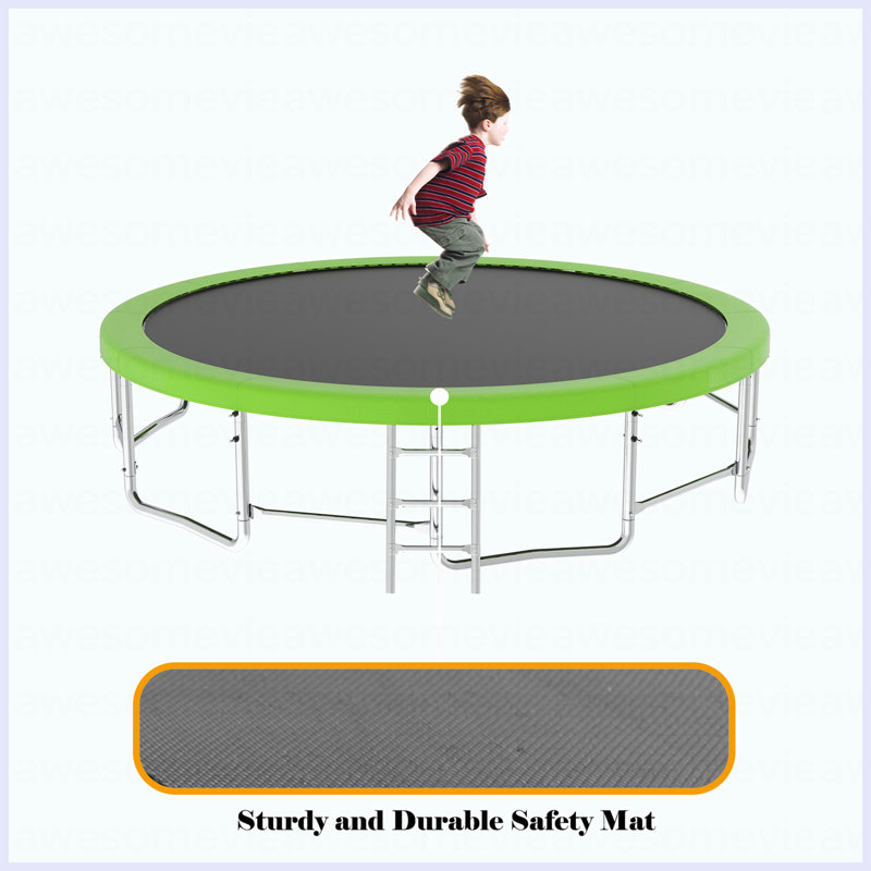 15 pi pour les enfants et les enfants avec filet de sécurité pour trampoline