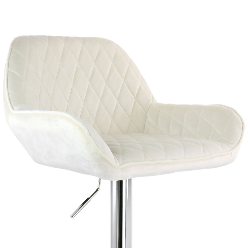 Tabouret Curzio, Blanc