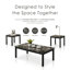 Ensemble de tables basses 3 pièces Brudan-1306000402