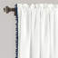 Panneau de rideau simple diaphane avec passe-tringle Pom Pom-590336735-597880677