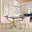 Chaise d'appoint empilable en velours-475249283