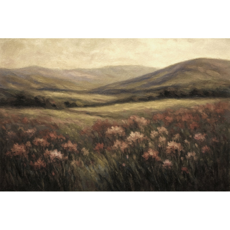 Impressionniste paysage de fleurs sauvages par Sinead