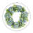Spring Wreath with Hydrangeas and Budding Flowers