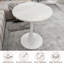 Table de salle à manger compacte en marbre, design moderne, idéale pour un usage domestique