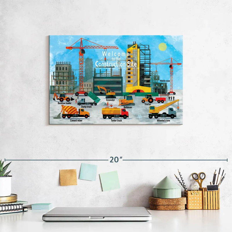 Tableau des chantiers Ashelle, H 8 po x l 12 po