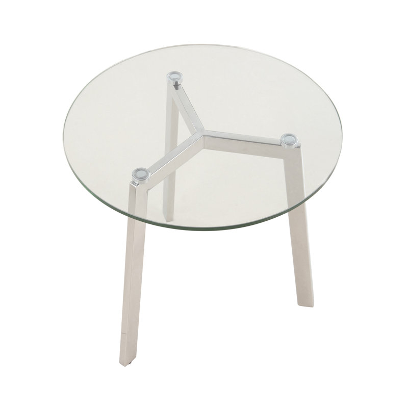 Montecello Glass Top End Table