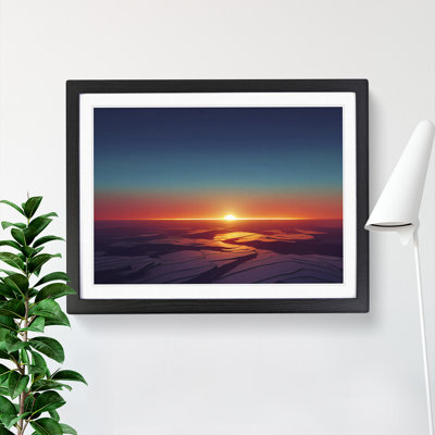 Dashing Sunset - Single Picture Frame Print