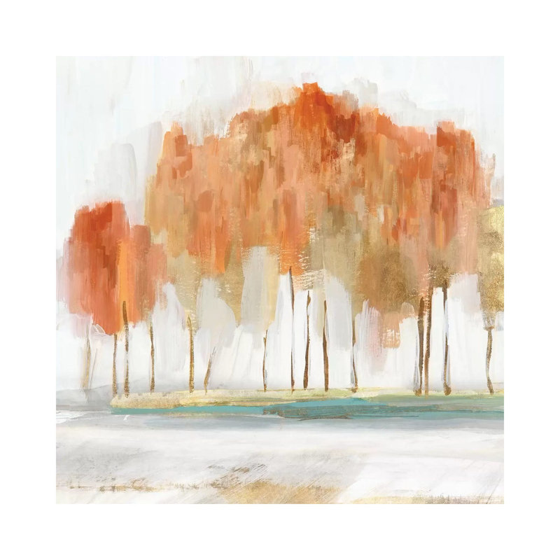 «Autumn Shade III» par Isabelle Z - reproduction d'art, Toile tendue, Pas de tapis, H 12 po x l 12 po x P 0,75 po
