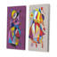 Cubic Abstract Circles Restangles - Ensemble de 2 peintures sur toile-390273342-390273343