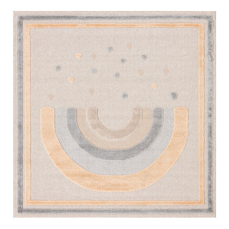Tapis pour enfant fantaisiste Unique Loom, Carré 7 pi 10 po