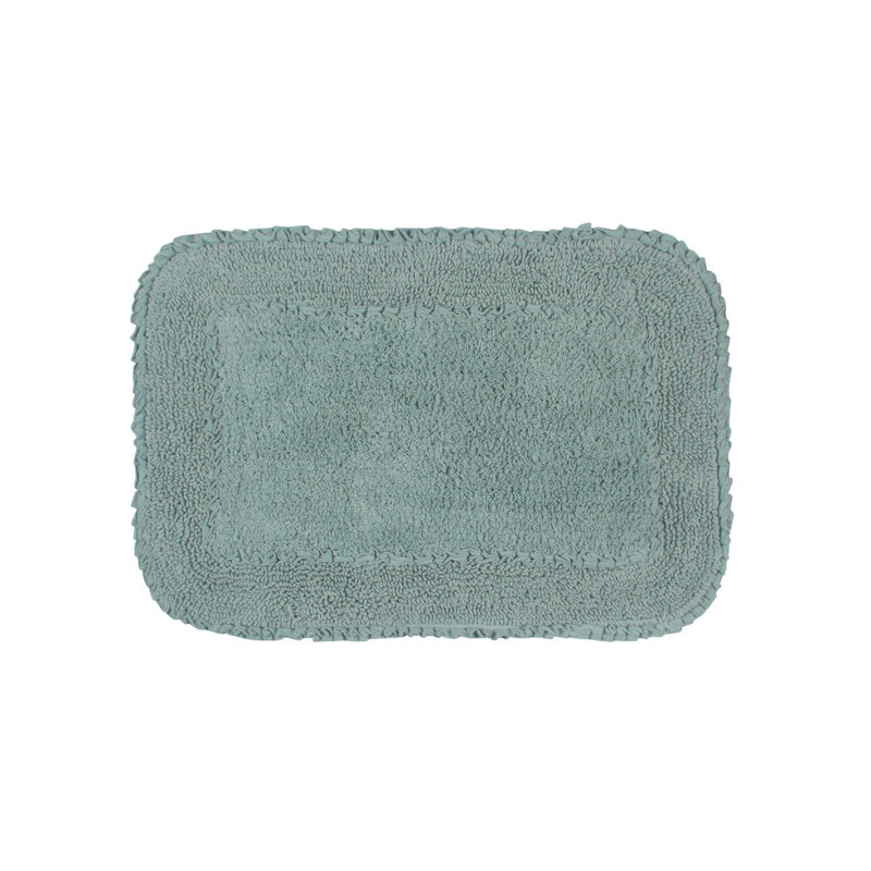 Maytham Bath Rug, Blue, Rectangle - 17" W x 24" L