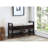 Espresso Storage Shoe Bench