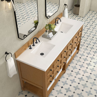 Meuble-lavabo double l 72 po Malibu