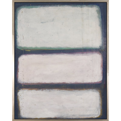 Pierres en bleu - Peinture sur toile
