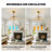  Waynetta 22" Dimmable Crystal Ceiling Fan with LED Lights