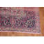 Tapis rose en laine noué à la main de conception unique 1960S 11 pi 2 po x 15 pi 7 po 1960S