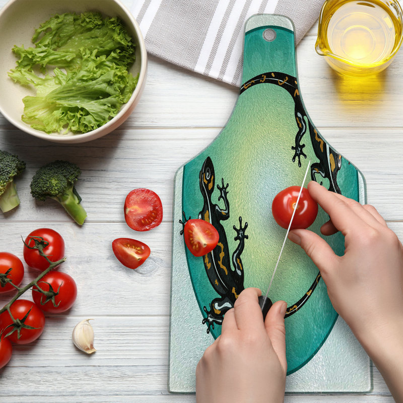 Planche à découper en verre trempé Ambesonne