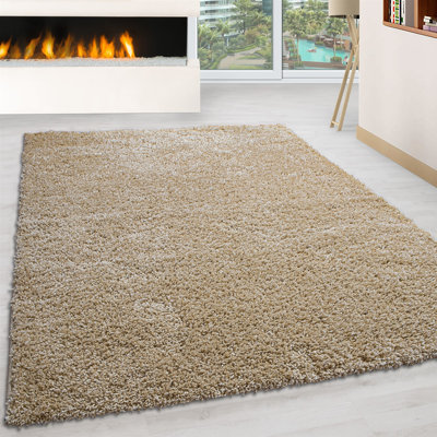Riam Machine Woven Beige Indoor Rug
