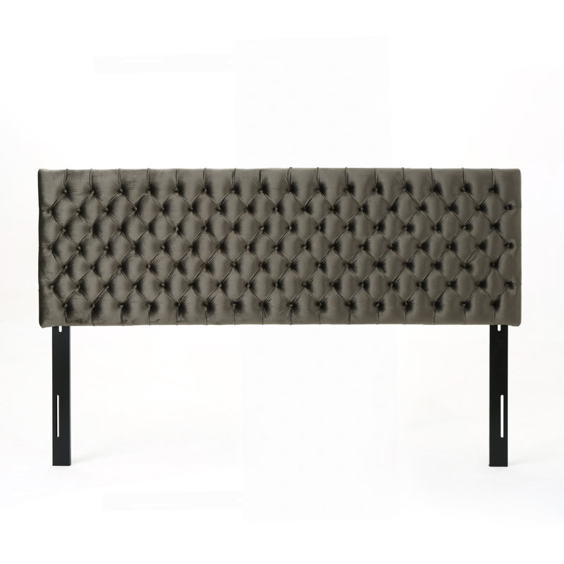 KING/CAL KING HEADBOARD, Velvet Gray