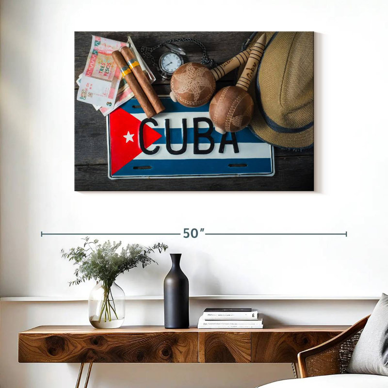 Nicci All Things Cuba, 26" H x 39" W