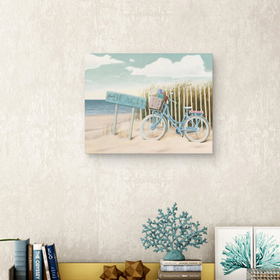"Beach cruiser II" par James Wiens - reproduction sur toile non encadrée