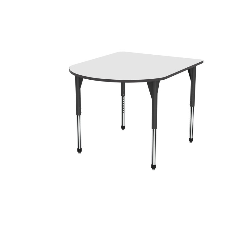 Table d'activité à hauteur réglable pour tableau blanc Premier Series, H 42 po x L 60 po x l 48 po, Noir