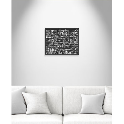 « tribal code-floater », peinture sur toile