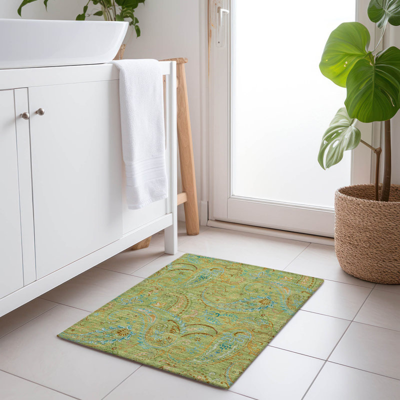 Tapis intérieur / extérieur Kinslee, Rectangle 1 pi 8 po x 2 pi 6 po